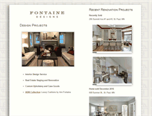 Tablet Screenshot of fontainedesigns.net